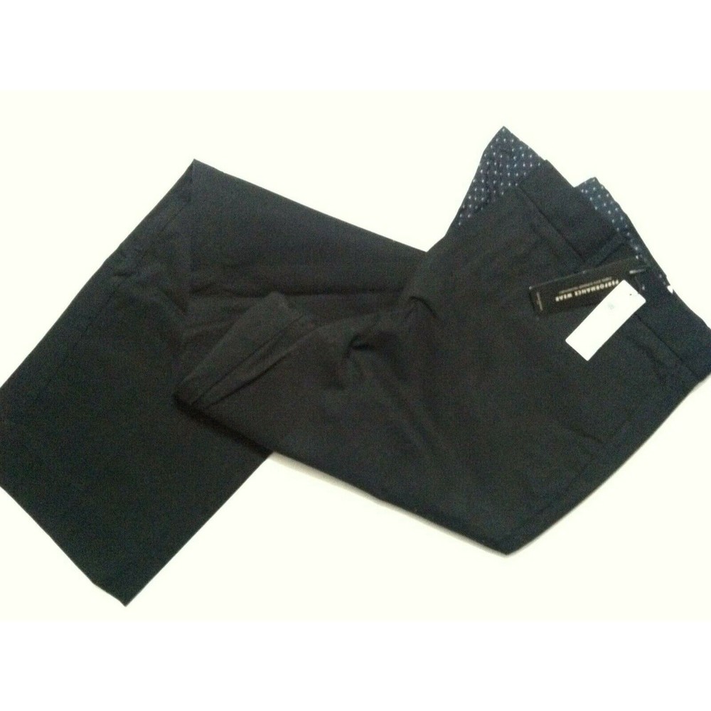BANANA REPUBLIC MENS NEW NAVY 97%COTTON CHINO PANTS STANDARD FIT SIZE: 35/32